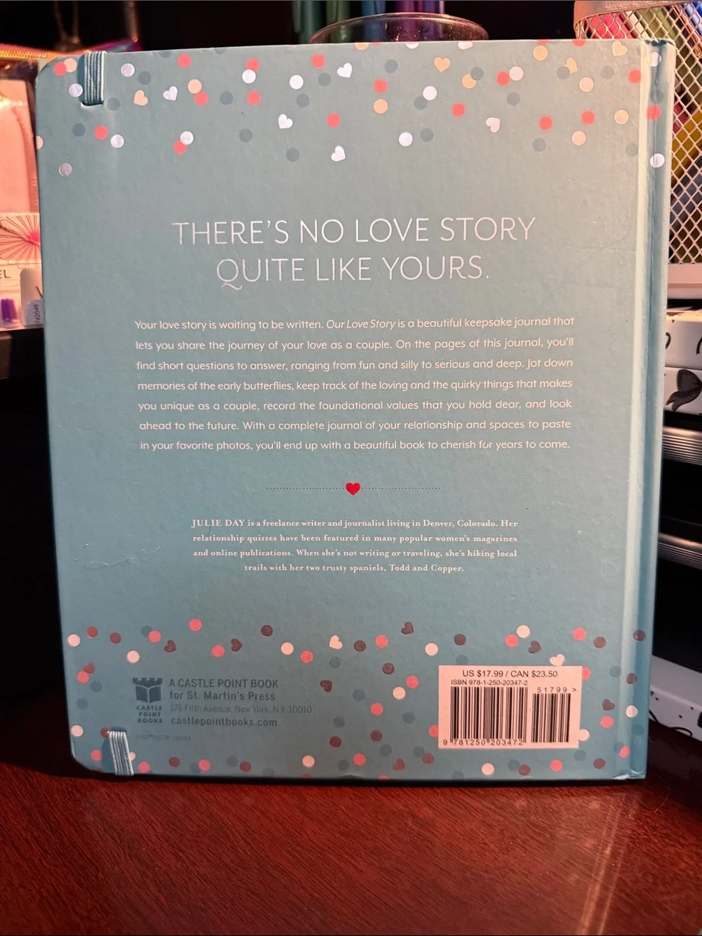 Our Love Story - Keepsake Journal for couples - Book